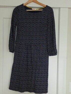 Boden Navy Tiny Stars Dress